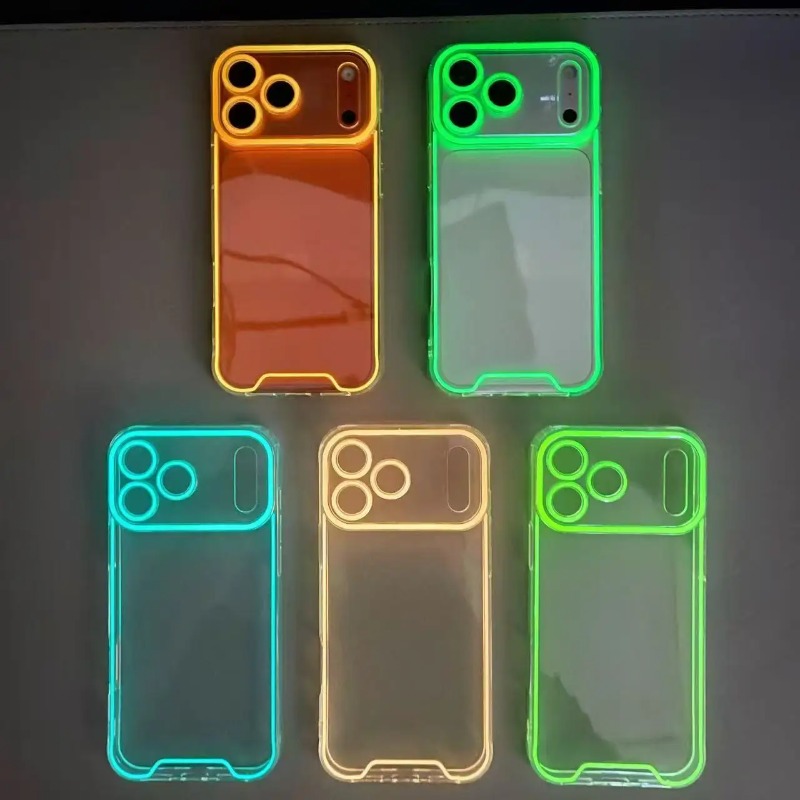 Tablet Accessories Aesthetic - Nachtleuchtende Softcase-Hülle für iPhone 17 18