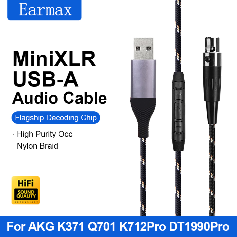 Wired Earphone Lightning - Für akg q701 k240s k272 k371k701
