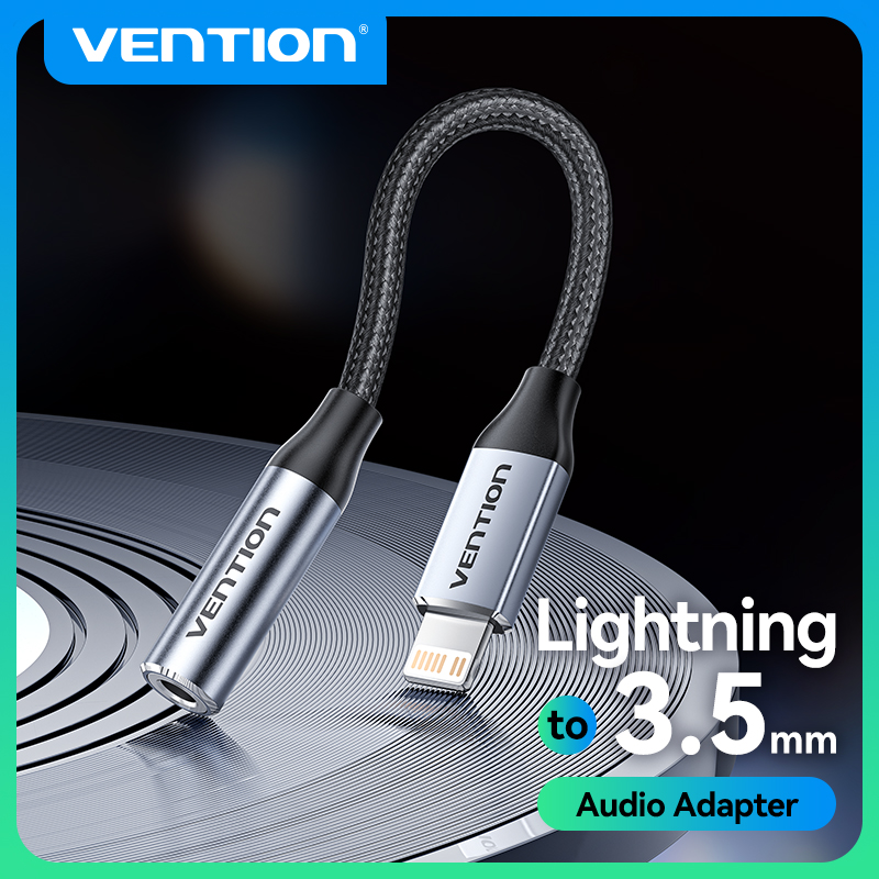 Wired Earphone Lightning - Vention DAC Lightning auf 3,5-mm-Klinkenadapter für