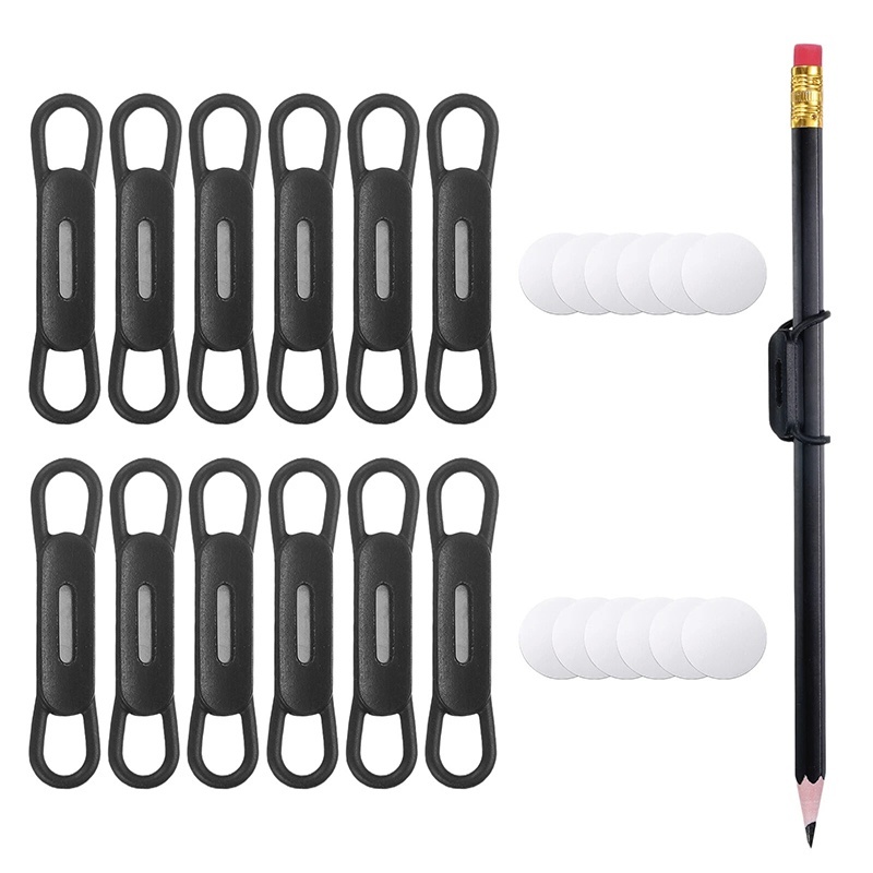 Tablet Pencil Accessories - Magnetischer Stifthalter, Tablet-Touchpen-Clips, Multifunktionaler Verstellbarer Silikon-Stifthalter