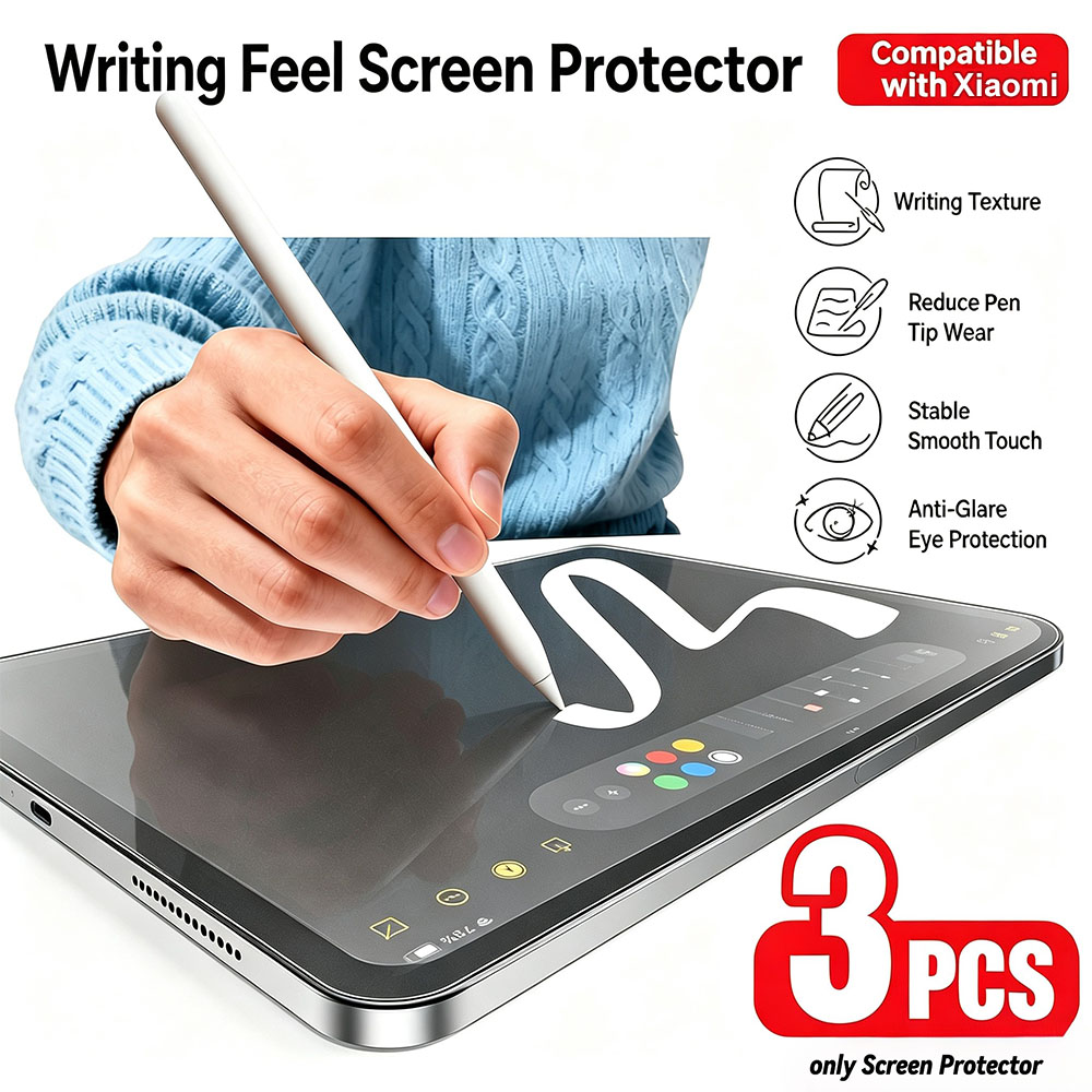 Paper Feel Screen Film - 3 Stück Displayschutzfolie mit Papiergefühl für
