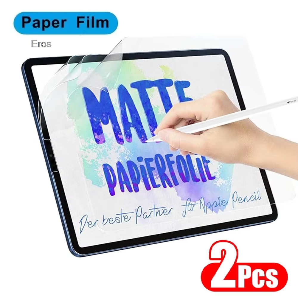 Paper Feel Screen Film - 2 Stück Papier-ähnlicher Anti-Reflexions-Displayschutz für iPad