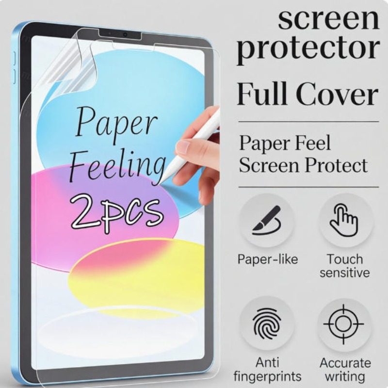 Paper Feel Screen Film - 2 Stück Feel Paper Displayschutzfolie für