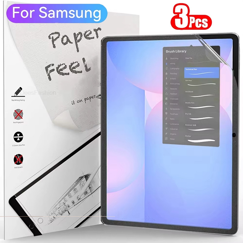 Paper Feel Screen Film - 3 Stück Papierähnlicher Displayschutz für Samsung