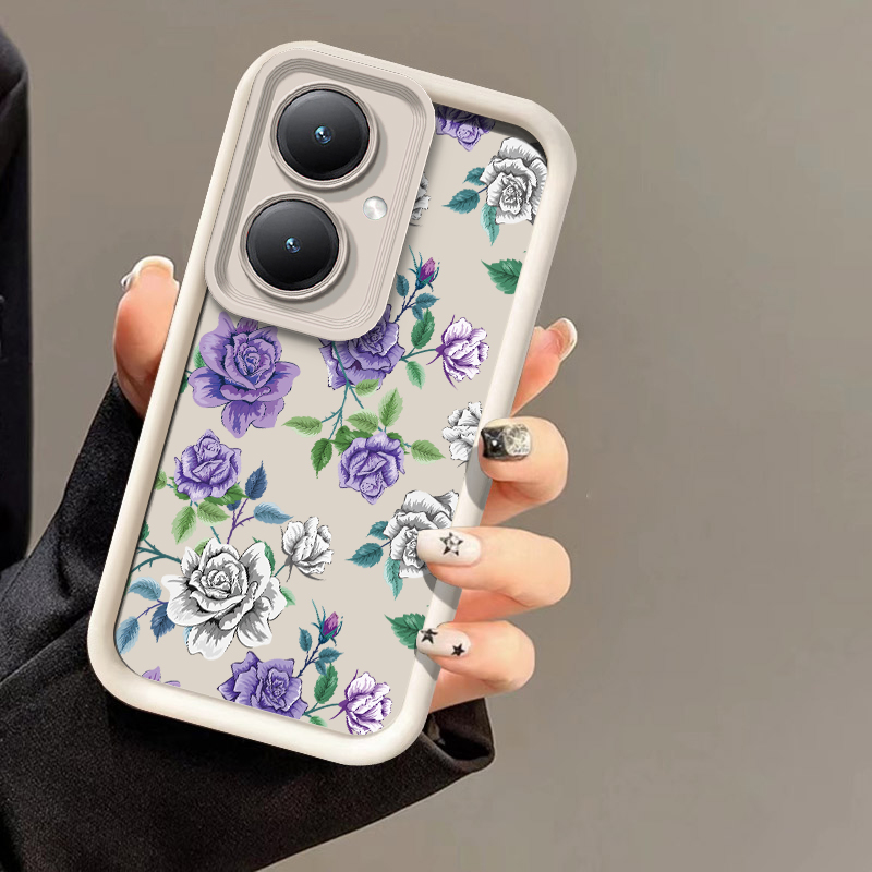 Vivo Y28 - Blumenmalerei-Handyhülle für Vivo Y38 Y30 Y29