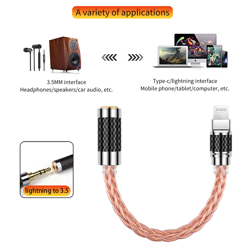 Yytcg Typ-C bis 2.5/3.5/4,4mm  – Wired Earphone Lightning Bewertung und Preis