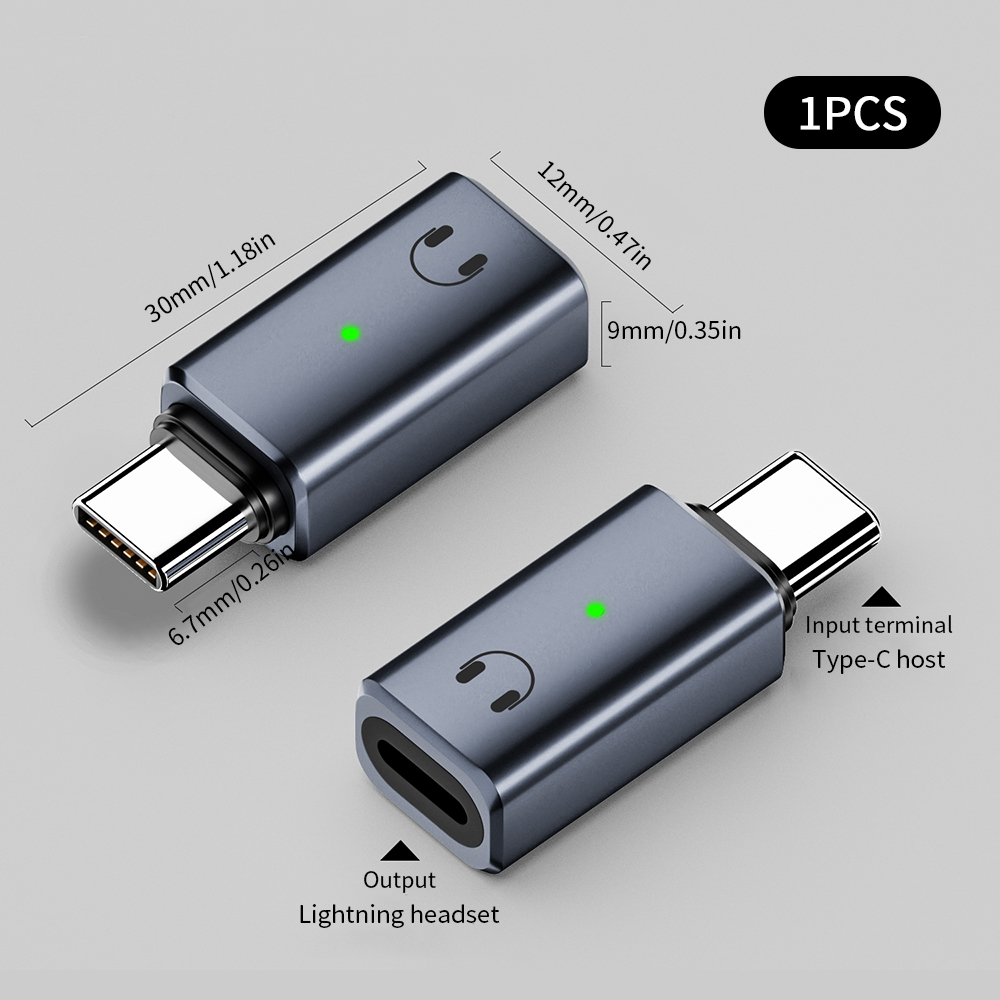 1 Stücke Blitz auf Typ C Adapt – Wired Earphone Lightning Bewertung und Preis