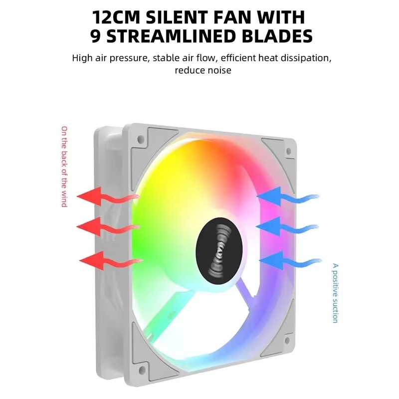 120-mm-PC-Gehäuselüfter 12V RG – Tablet Accessories Aesthetic Bewertung und Preis