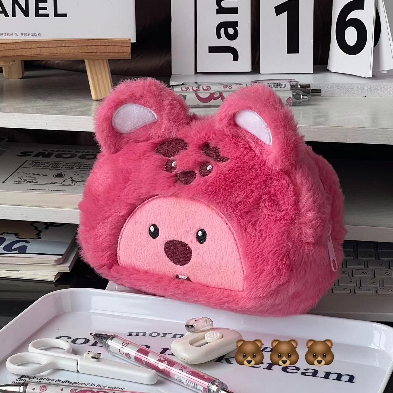 Cartoon-Plüsch-Federmäppchen f – Case With Pencil Holder Bewertung und Preis