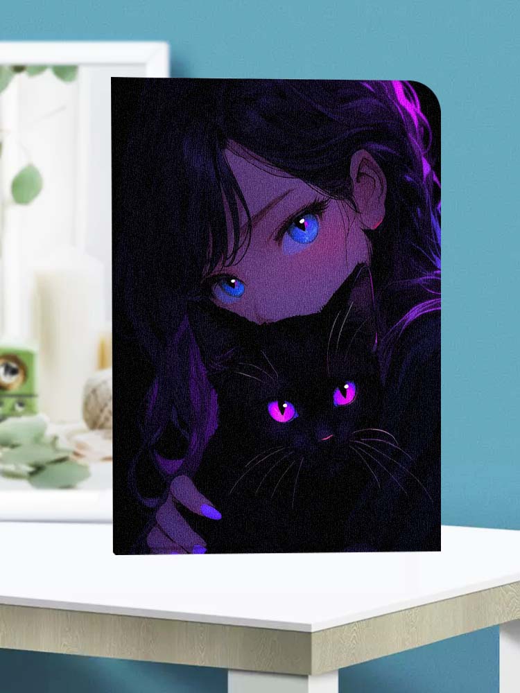 Cartoon Cat Girl Eyes Soft für – Lenovo Tablet P12 Accessories Bewertung und Preis