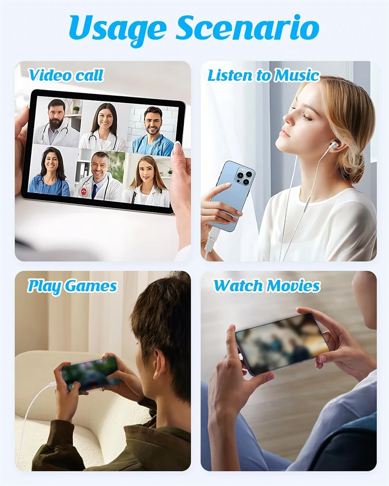 Lightning Buchse auf Typ-C-Aud – Wired Earphone Lightning Bewertung und Preis