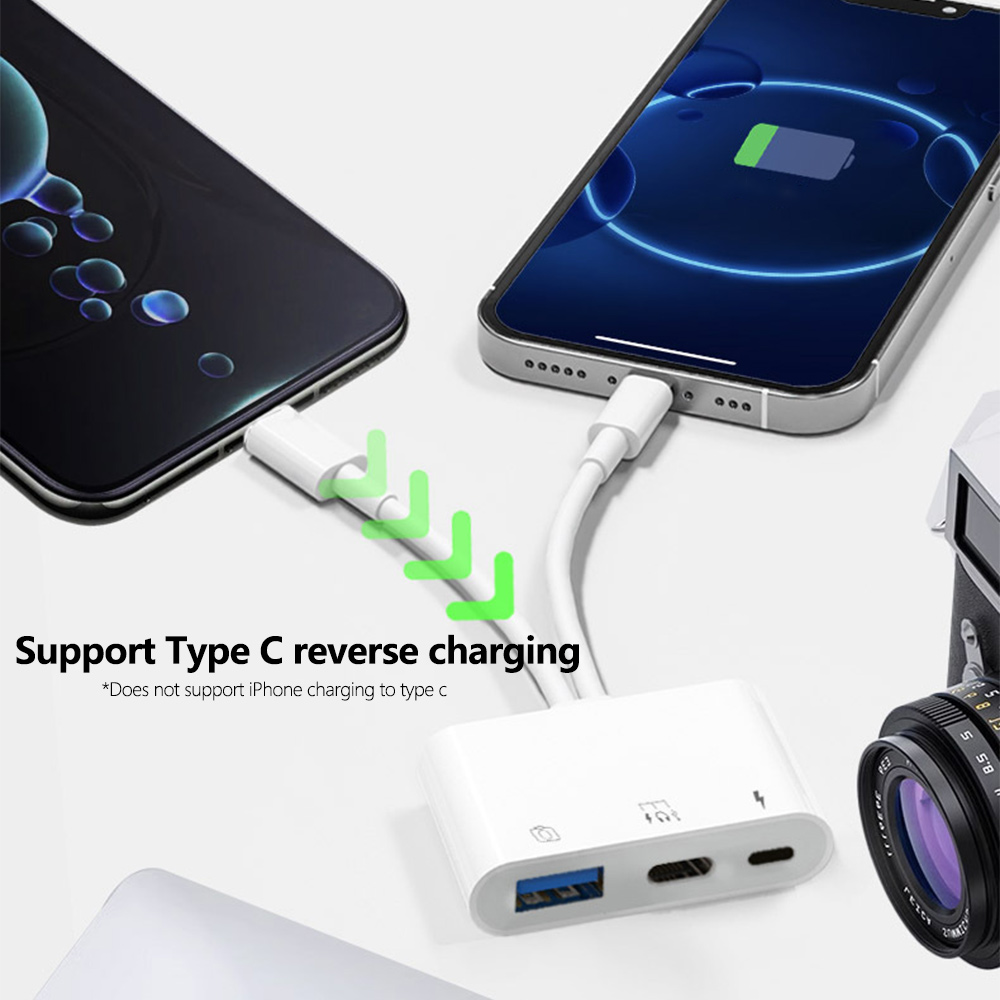 2-in-1 Lightning Typ C auf USB – Wired Earphone Lightning Bewertung und Preis